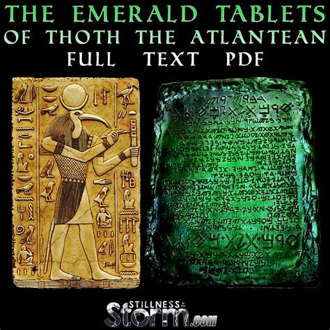 the emerald tablet of hermes pdf